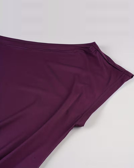 Kjole Off-Shoulder Asymmetrisk Bodycon