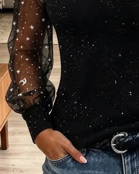Top Net Pufærme Patchwork