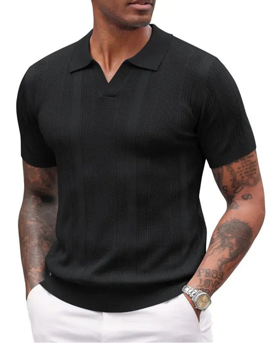 T-Shirt Polo Krave Herre Kort Ærme