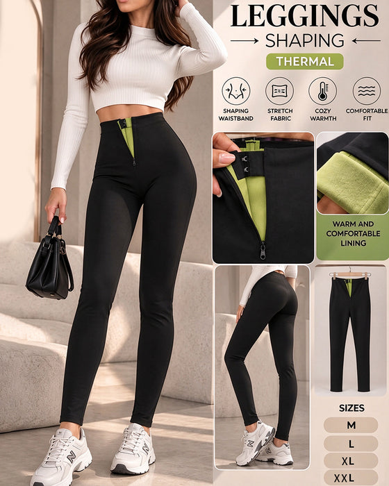 Leggings Fleeceforet Høj Talje Formende