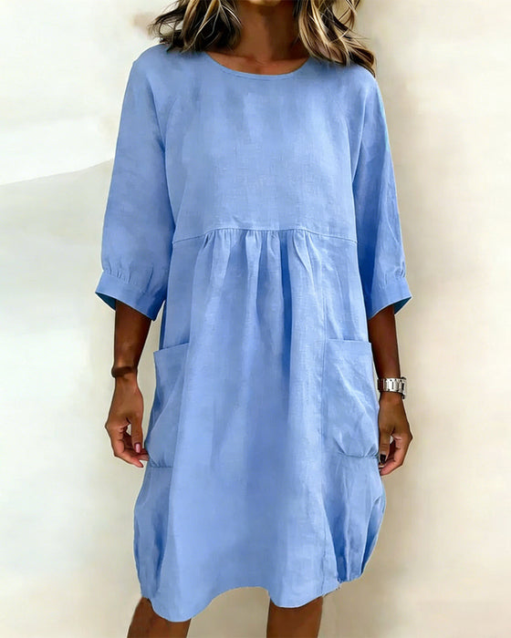 Kjole Trekvartærme Los