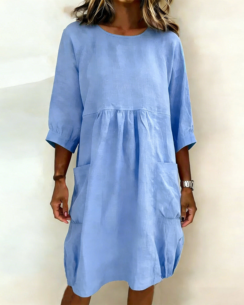 Kjole Trekvartærme Los