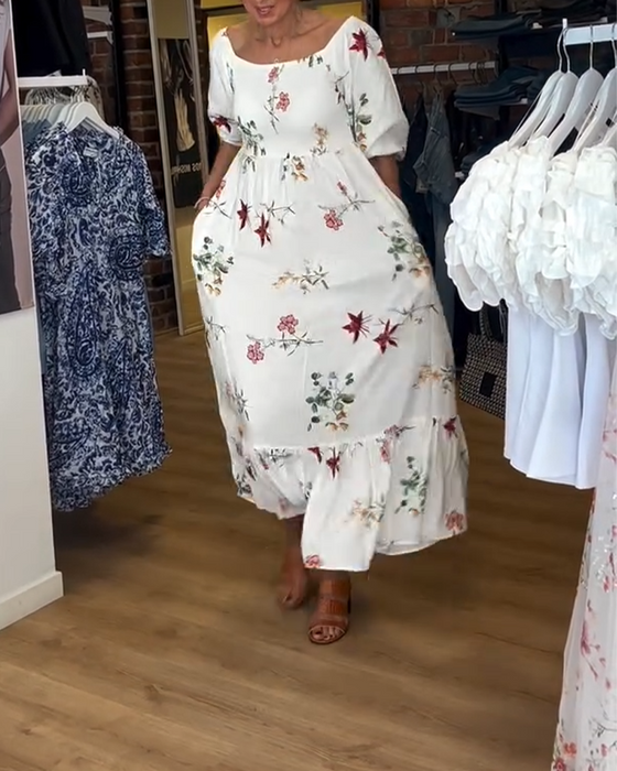 Kjole Bred Krave Trykt