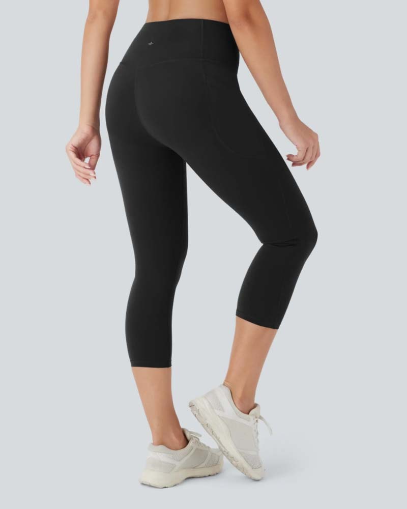 Leggings Høj Talje Syv-Ottendedele Formende Yoga