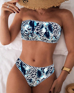 Bikini Bandeau Todelt Trekant