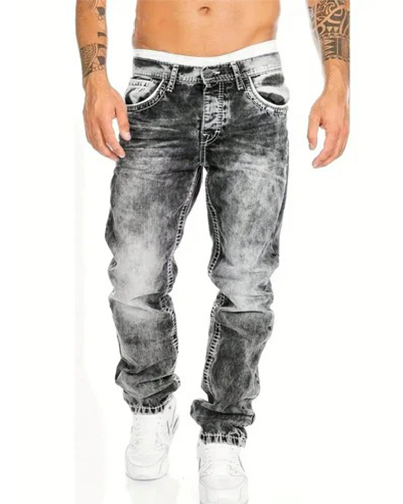 Jeans Casual Hip-Hop