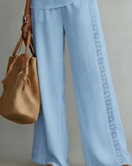 Todelt Sæt Hollow Out Halter