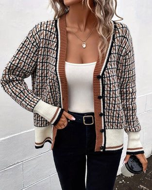 Cardigan Vintage Ternet Knapstolpe