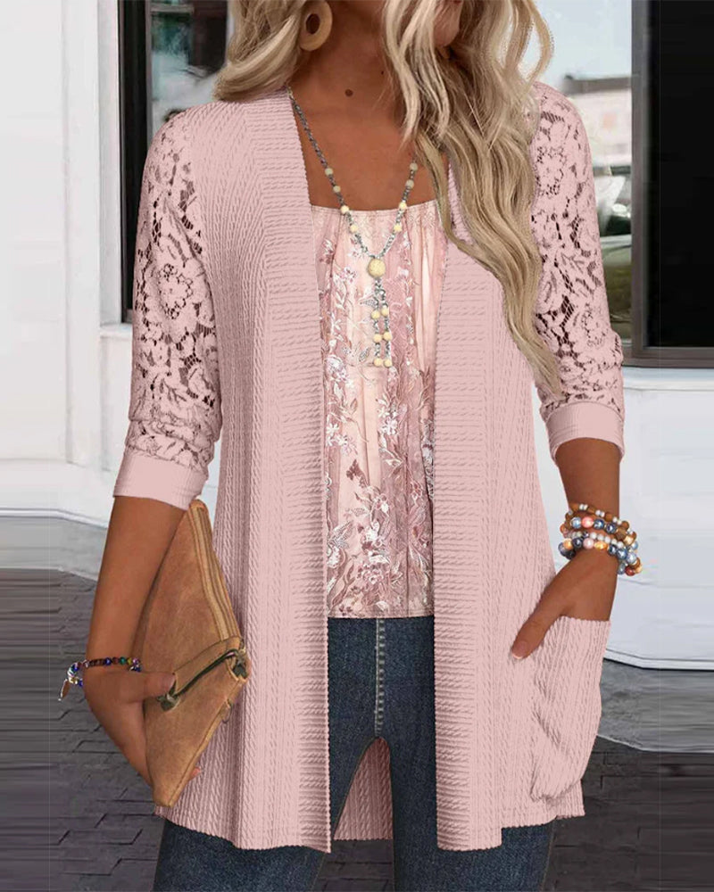 Topp Med Faux To-Dels Look Og Lappearbejde