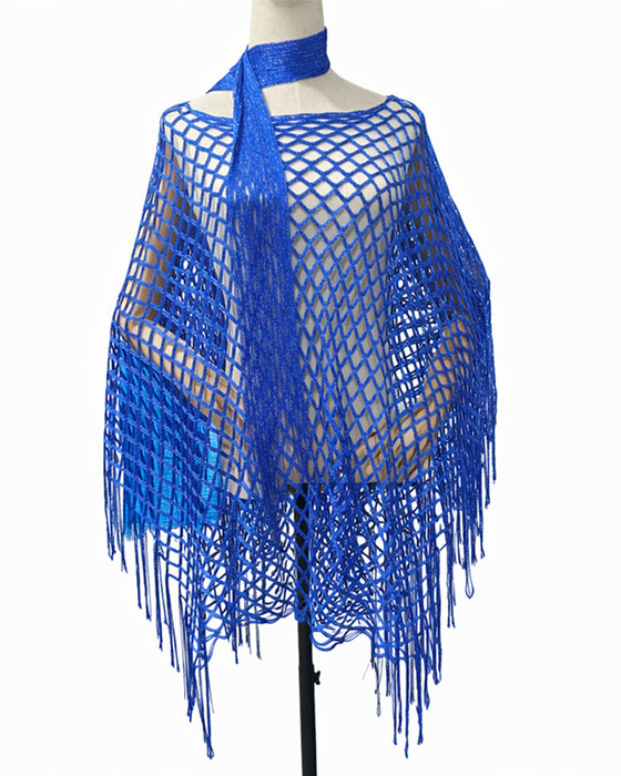 Pullover Frynser Mesh Udskæring