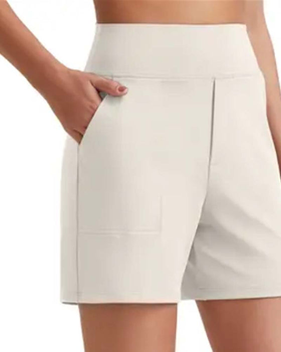 Shorts Høj Talje Atletisk Løb