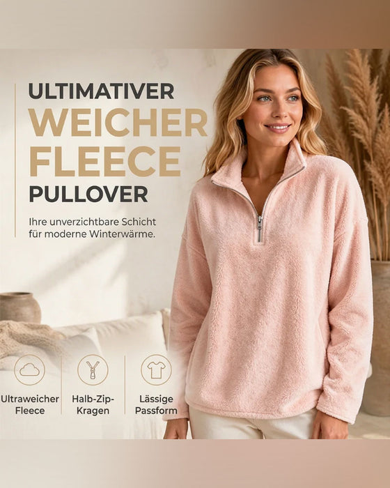 Sweatshirt Lynlås Lille Stående Krave Pullover