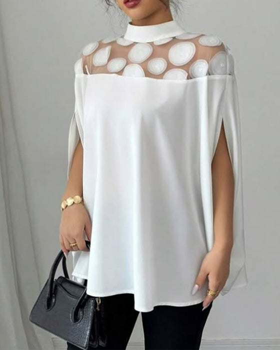 Bluse Off-the-shoulder Flagermusærme Elegant