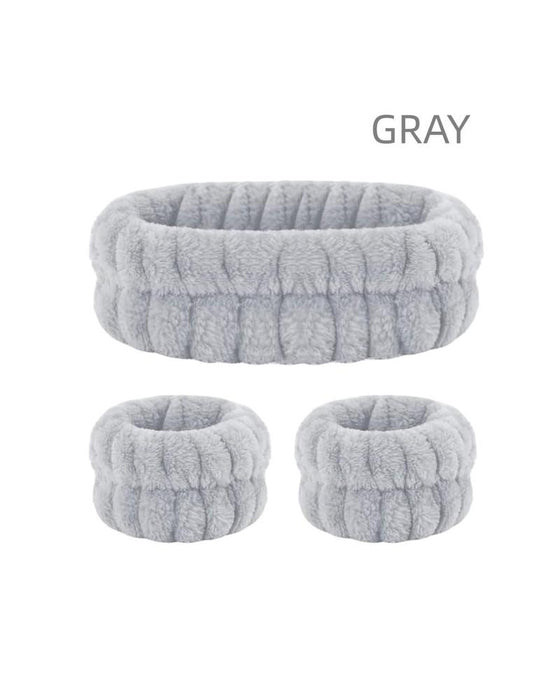 Sæt Med 3 Pandebånd Til Ansigtsvask