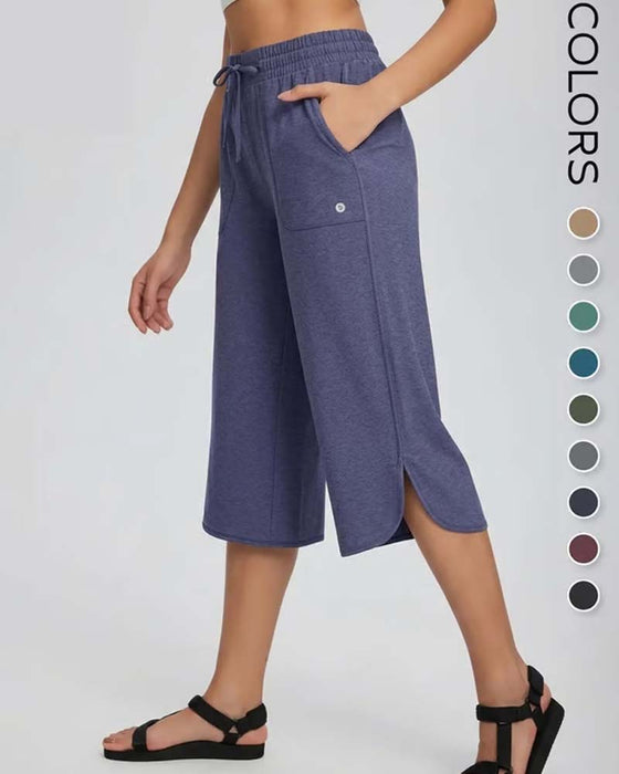 👖 Capris Kvinder Bredt Ben Yoga