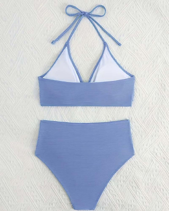 Bikini Halter Høj Talje