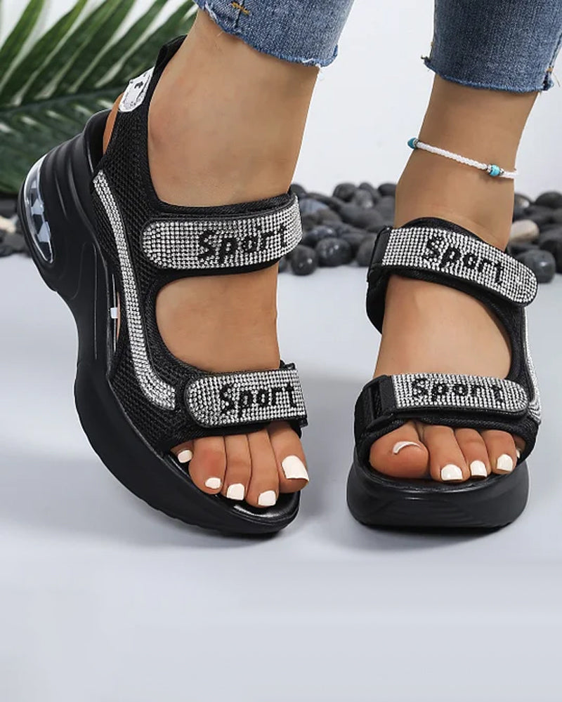 Sandaler Platform Wedge Højdeboost