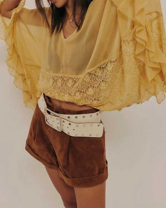 Cover-Up Blonder Patchwork Mesh