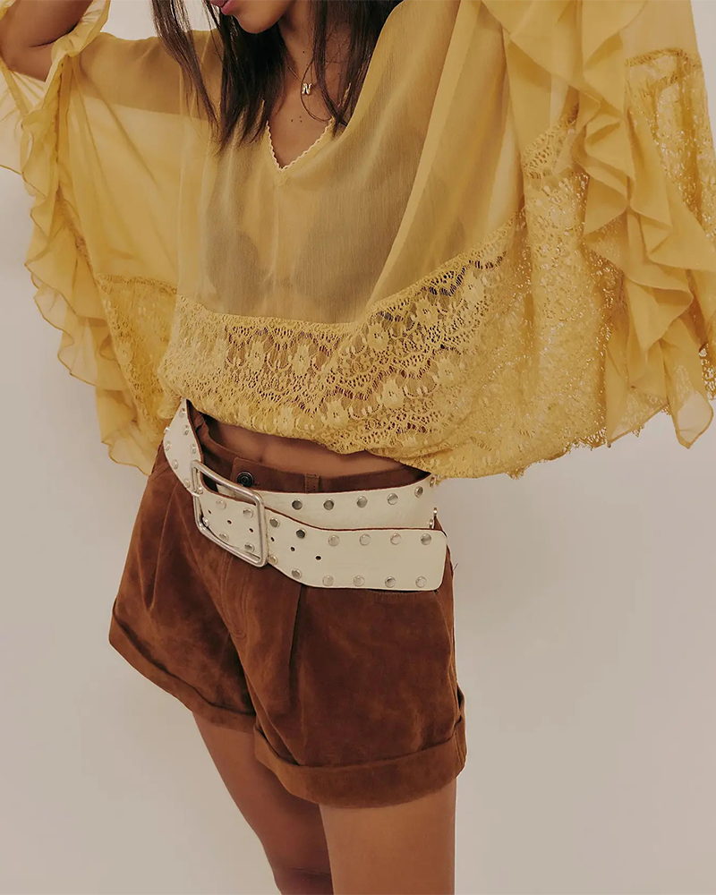 Cover-Up Blonder Patchwork Mesh