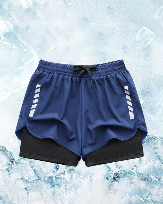 Herre Shorts Bokserstil Dobbelt Lag Beskedenhed