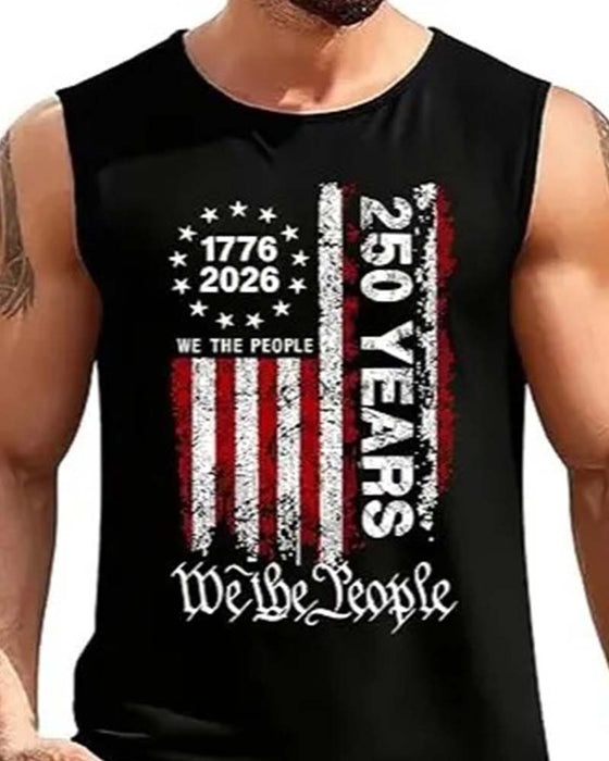 Herre Tanktop Afslappet Ærmløs