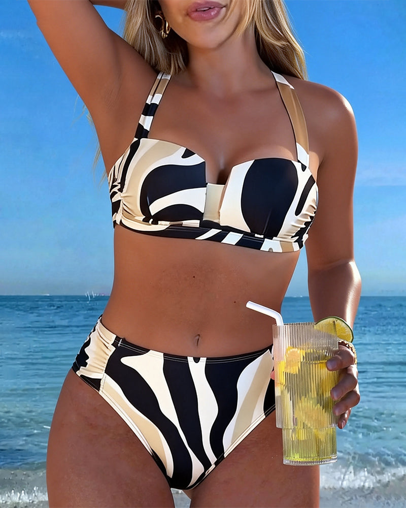 Ferie Bikini Dyretryk Uden Bøjle Bh