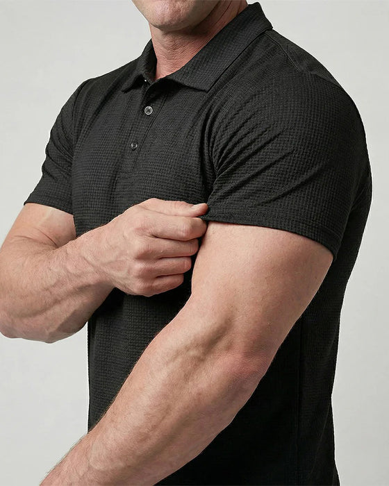 Herre T-shirt Afslappet Ensfarvet