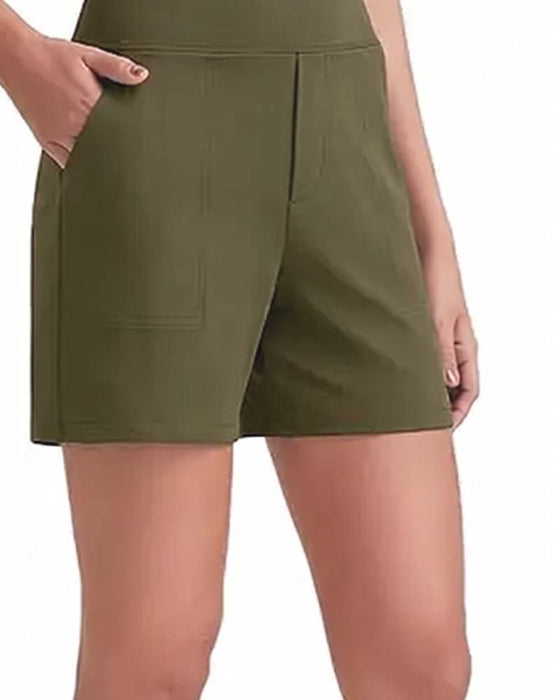 Shorts Høj Talje Atletisk Løb