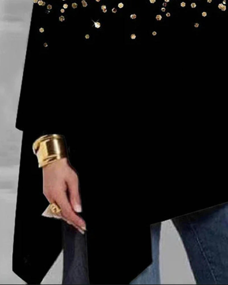 Afslappet Og Stilfuld Top Med Leopardtryk