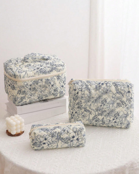 Tredelt kosmetiktaske sæt