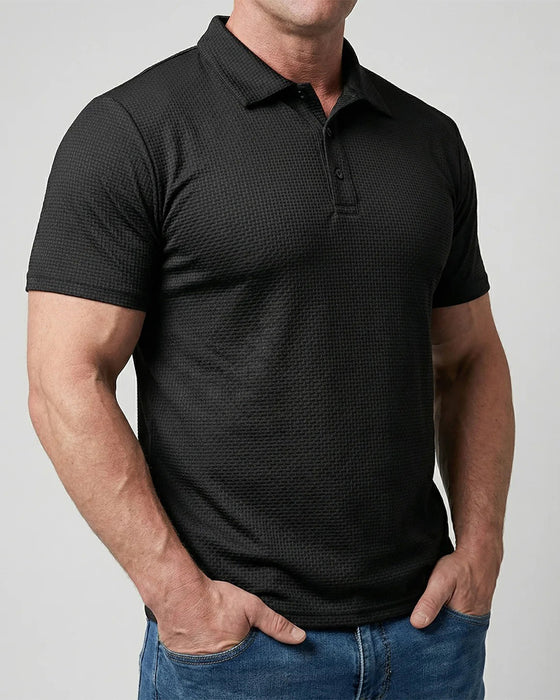Herre T-shirt Afslappet Ensfarvet