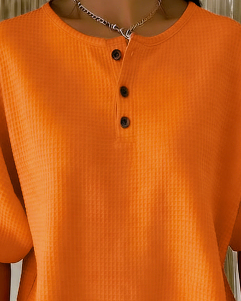 Top Vaffel Løs Afslappet