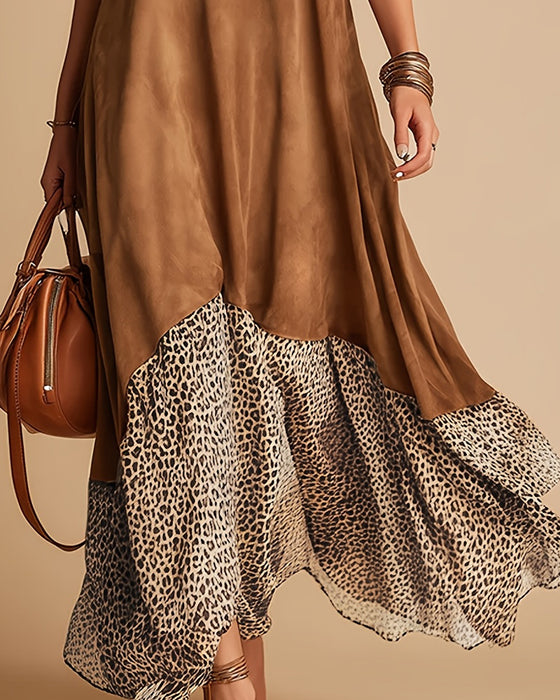 Kjoler ærmeløs Leopard Lapværk