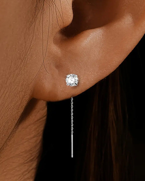 Zirkon kvast øreringe