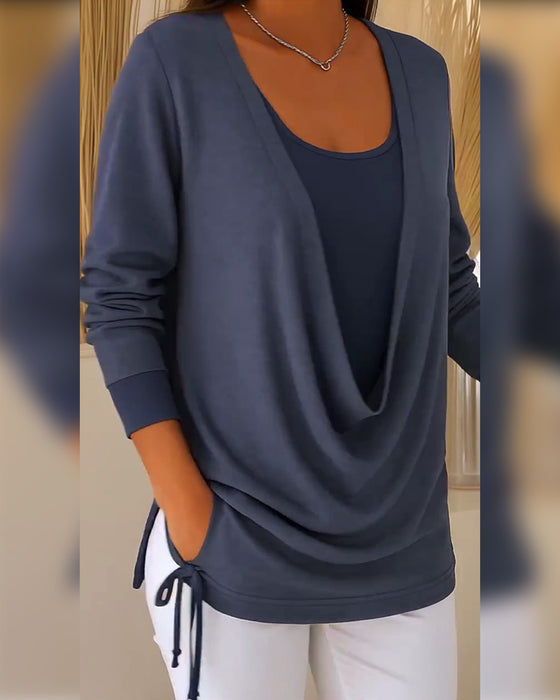 Toppe Falsk Todelt Mode