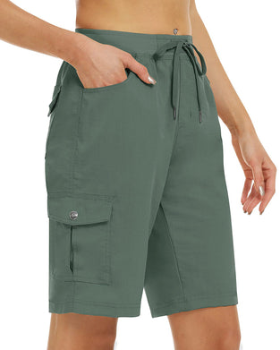 Kvinders Shorts Hurtigtørrende Cargoshorts Med Lommer