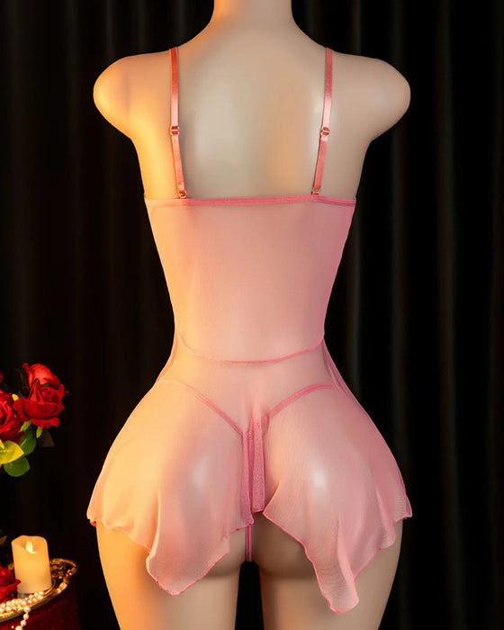 Sleepwear Blonder Mesh Spagettibånd