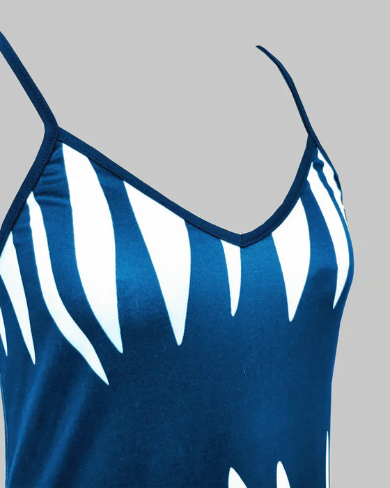 Kjole Temperamentsfuld Og Moderne V-Hals Seler