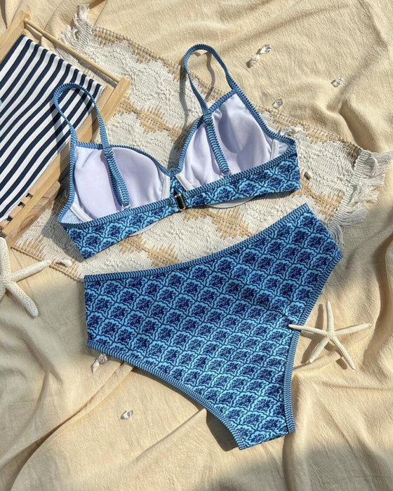 Bikini Sexet Stropper Trekant Print