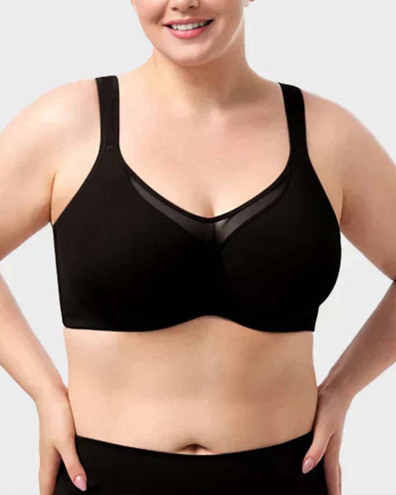 Bh Mesh Sammenføjet Bøjle Push-Up