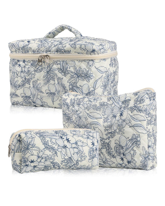 Tredelt kosmetiktaske sæt