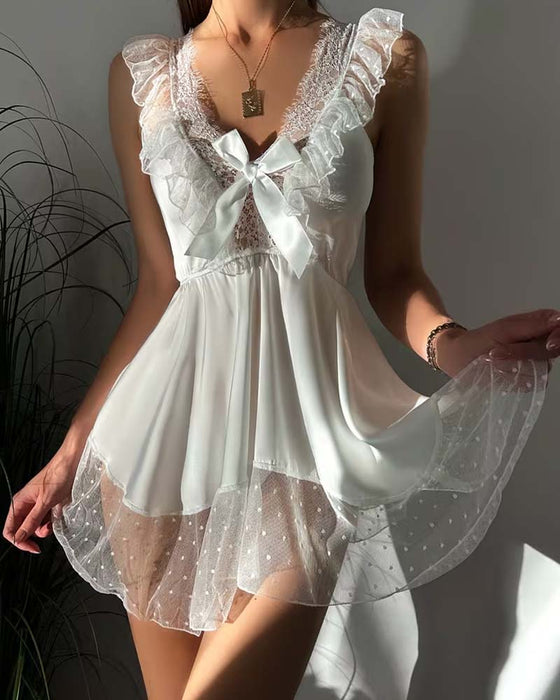 Lingerie Blondekant Rygløs Stroppet