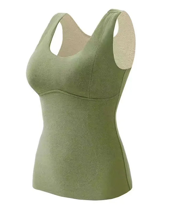 Tanktop Ensfarvet Termisk