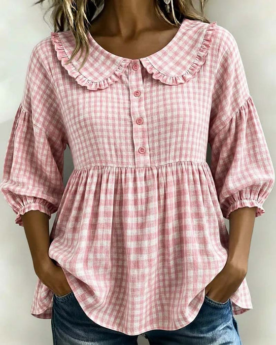 Bluse Peter Pan Kraveternet Taljeret