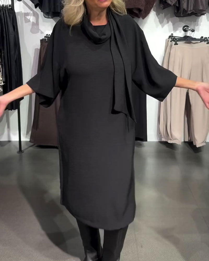 Kjole Tørklædekrave Bånd Bind Halværme