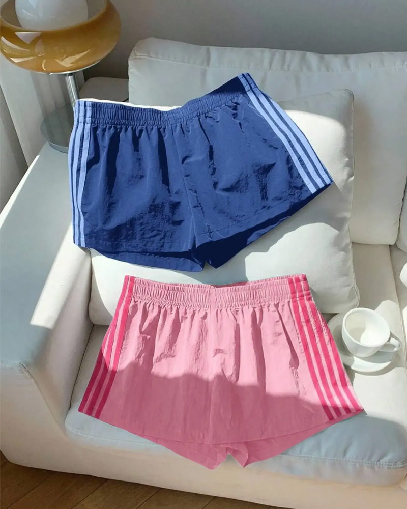 Shorts Stribede Kontrasterende Bane