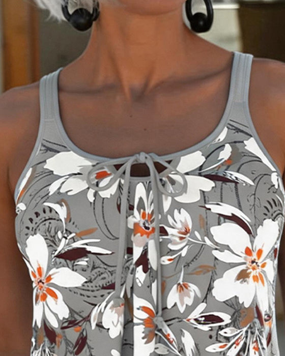 Tankini Stor Blomstrende Slips