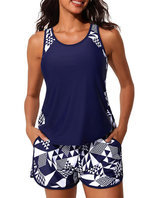 Bikini Lomme Printede Shorts Strand