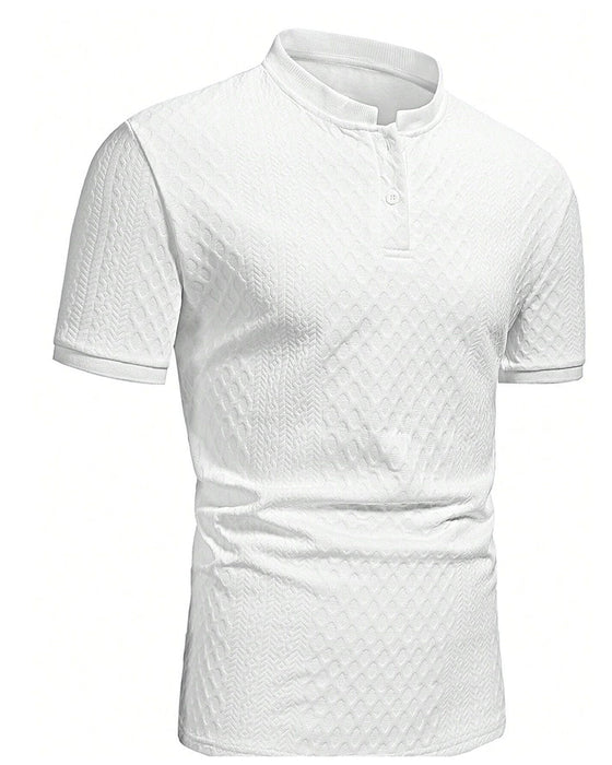 T-Shirt Herre Jacquard Ståkrave