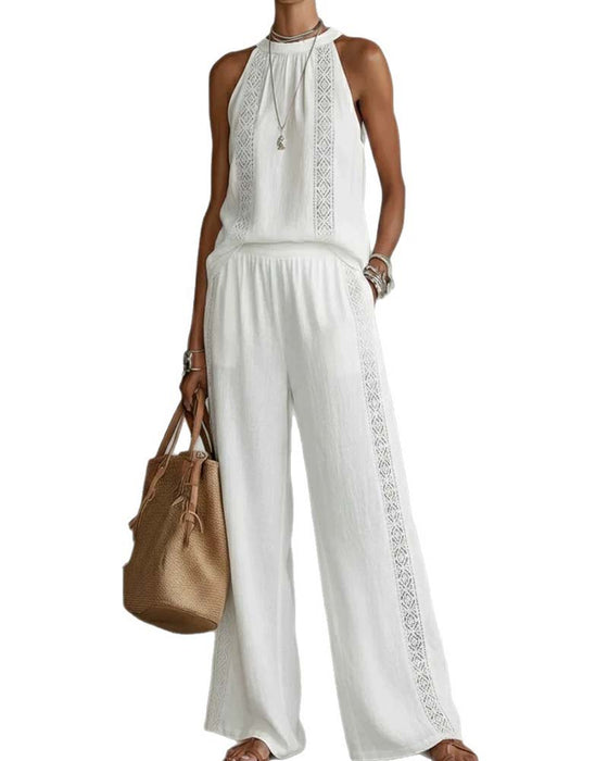 Todelt Sæt Hollow Out Halter